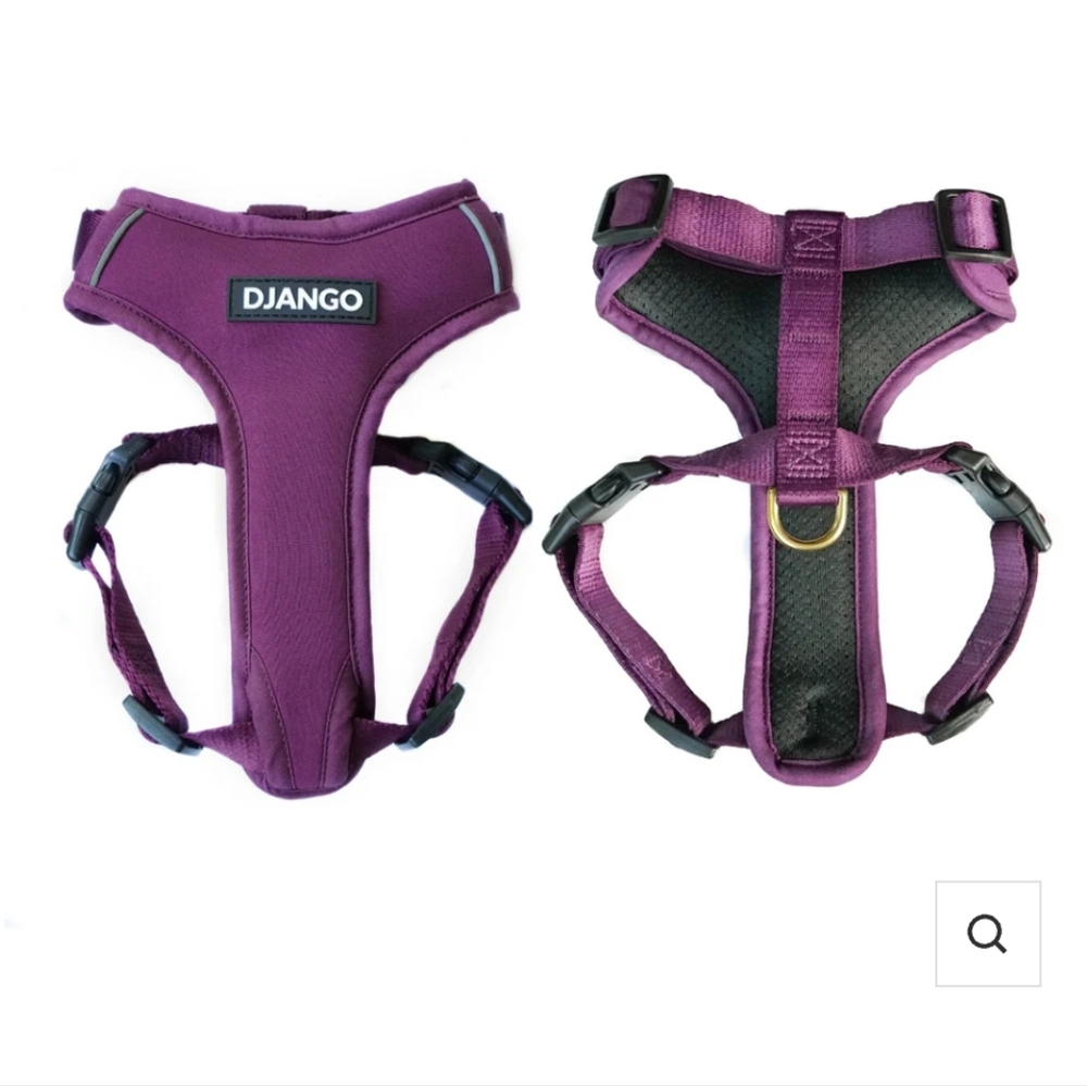 Django Adventure Harness Plum Purple Medium